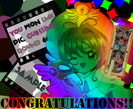 Picture Guessing Round 6 Award